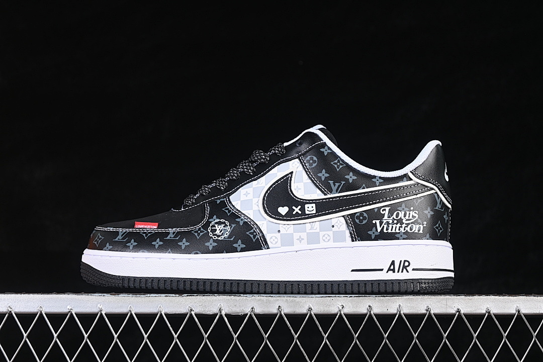 Nike [LV2288-004]-[AIR FORCE 1 07 LOW CASUAL SNEAKERS WHITE/BLACK]-[WOMAN:36-39]-[MAN:40-45] - Image 2