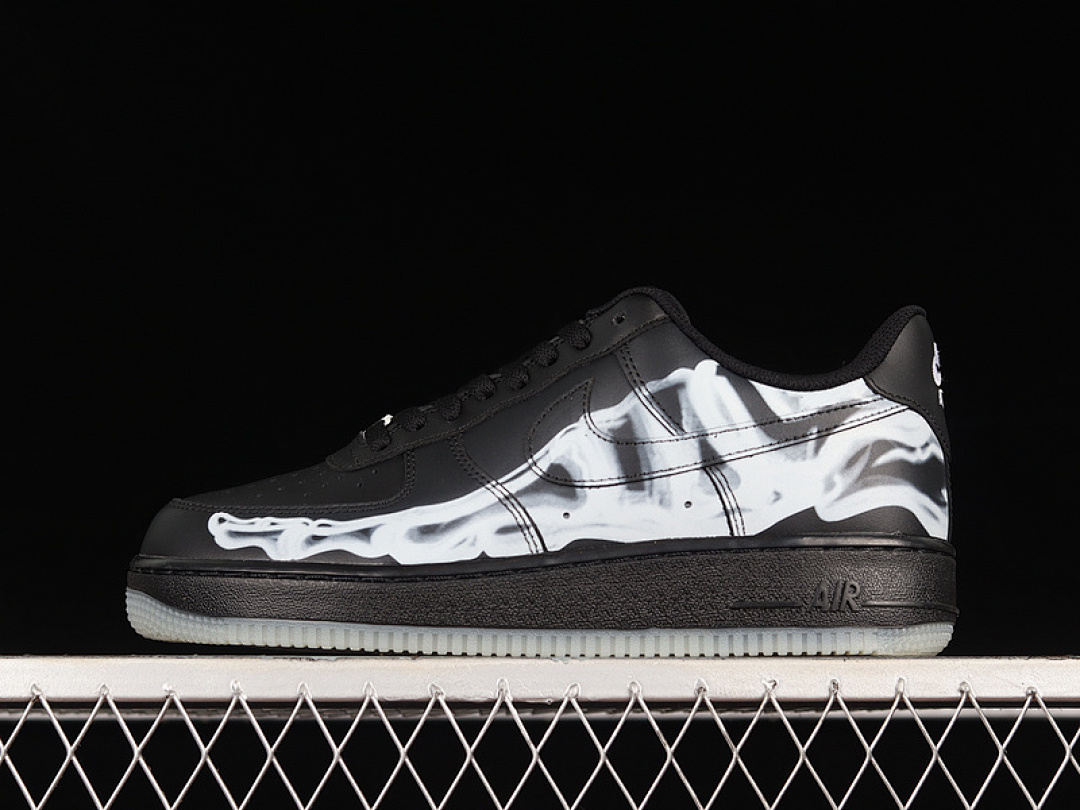 Nike [BQ7541-001]-[AIR FORCE 1 LOW SKELETON BLACK/BLACK/WHITE]-[WOMAN:36-39]-[MAN:40-45], photo 1
