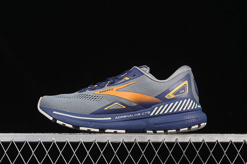 BROOKS ADRENALINE GTS 23 GREY/YELLOW/BLUE · 1103911D027, photo 1