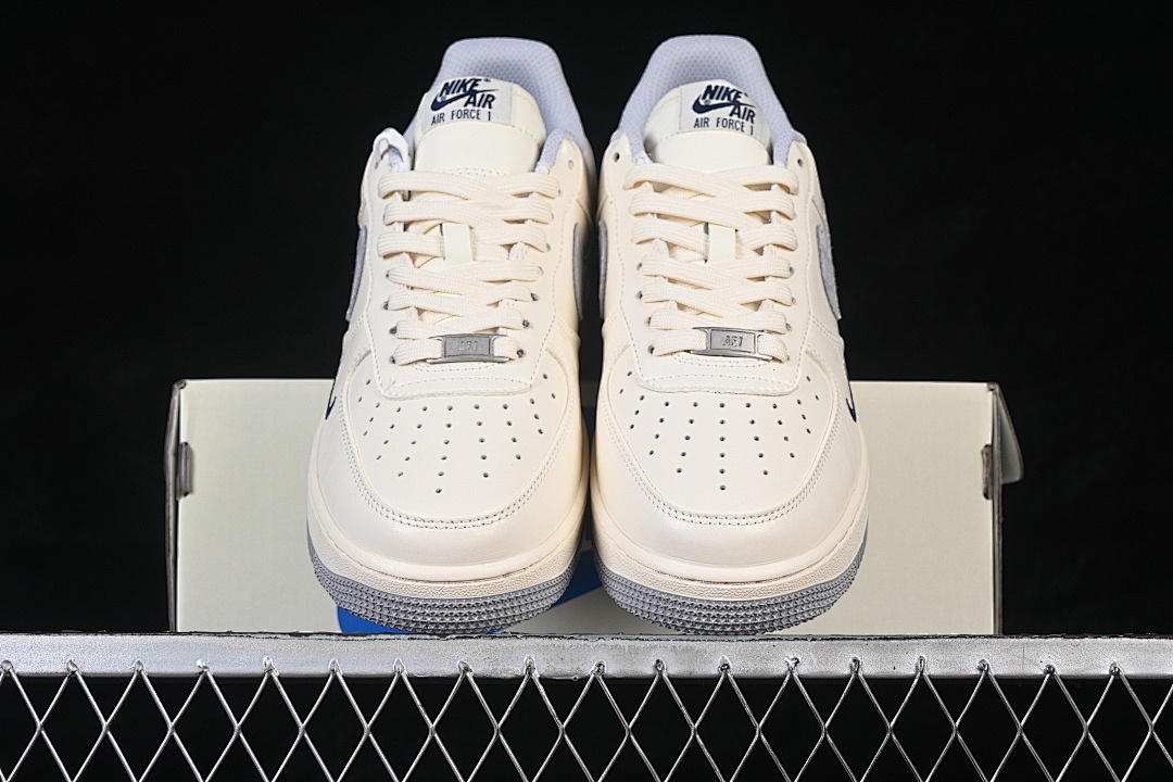 Nike [NH0601-581]-[AIR FORCE 1 07 LOW LOW-TOP CASUAL SNEAKERS WHITE/GREY]-[WOMAN:36-39]-[MAN:40-45] - Image 13