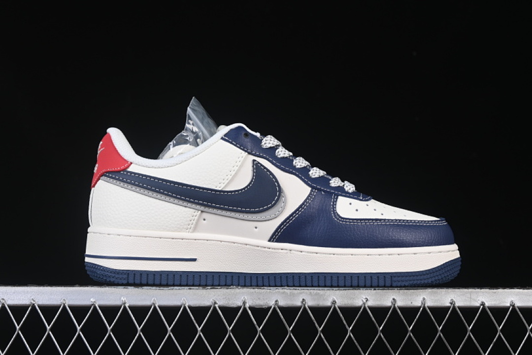 Nike [JP8028-005]-[AIR FORCE 1 07 LOW UN WHITE/BLUE/RED]-[WOMAN:36-39]-[MAN:40-45] - Image 16