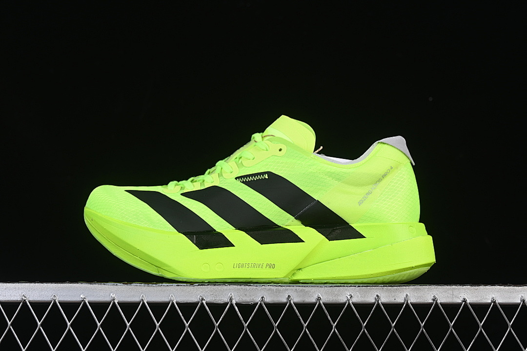 Adidas [JR6364]-[ADIZERO ADIOS PRO 4 LUCID LEMON/CORE BLACK/HALO SILVER]-[WOMAN:36-39]-[MAN:40-46] - Image 2