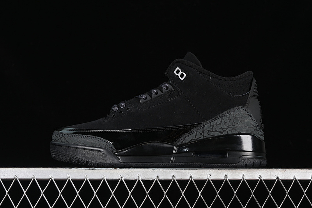 Jordan AIR Jordan 3 RETRO BLACK/DARK CHARCOAL/BLACK · CT8532-001, photo 1