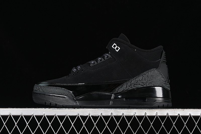 Jordan AIR Jordan 3 RETRO BLACK/DARK CHARCOAL/BLACK · CT8532-001, photo 1