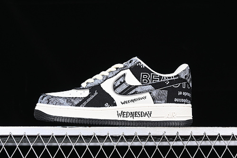 Nike Nike AIR FORCE 1 07 LOW WEDNESDAY WHITE/BLACK/GREY · FB0607-011, photo 1