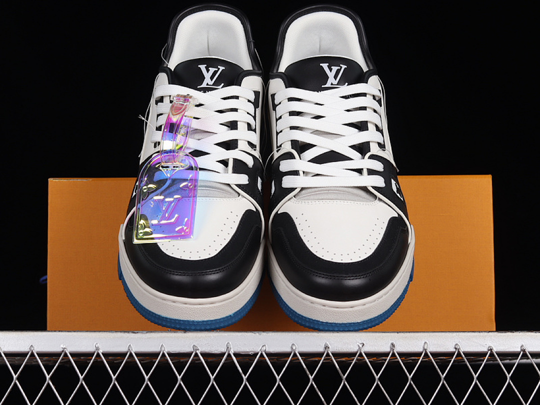 Louis Vuitton [L*V FASHION CATWALK SNEAKERS BLACK/WHITE/BLUE]-[MAN:38-46] - Image 14