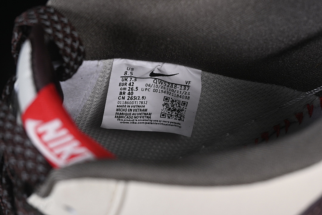 Nike [QW5288-137]-[AIR FORCE 1 07 LOW WHITE/GREY/RED/BLACK]-[WOMAN:36-39]-[MAN:40-45] - Image 6