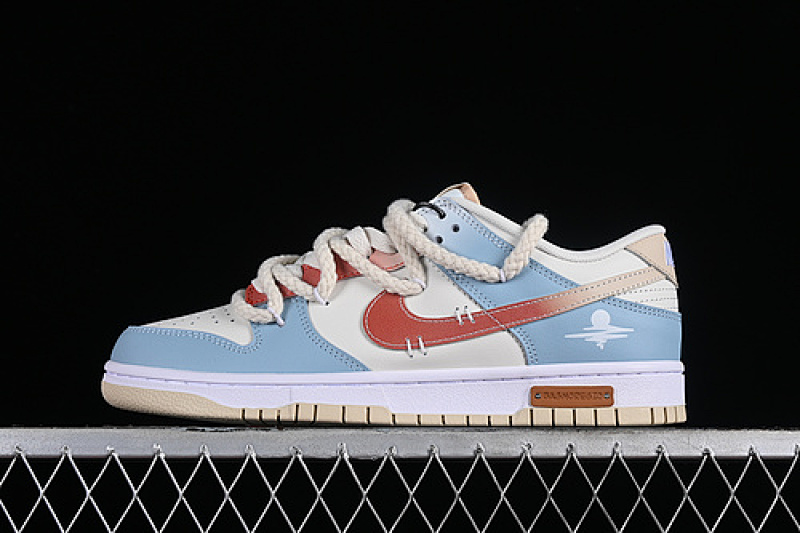 Nike DUNK LOW SB BLUE/WHITE/BROWN · DV0831-003, photo 1