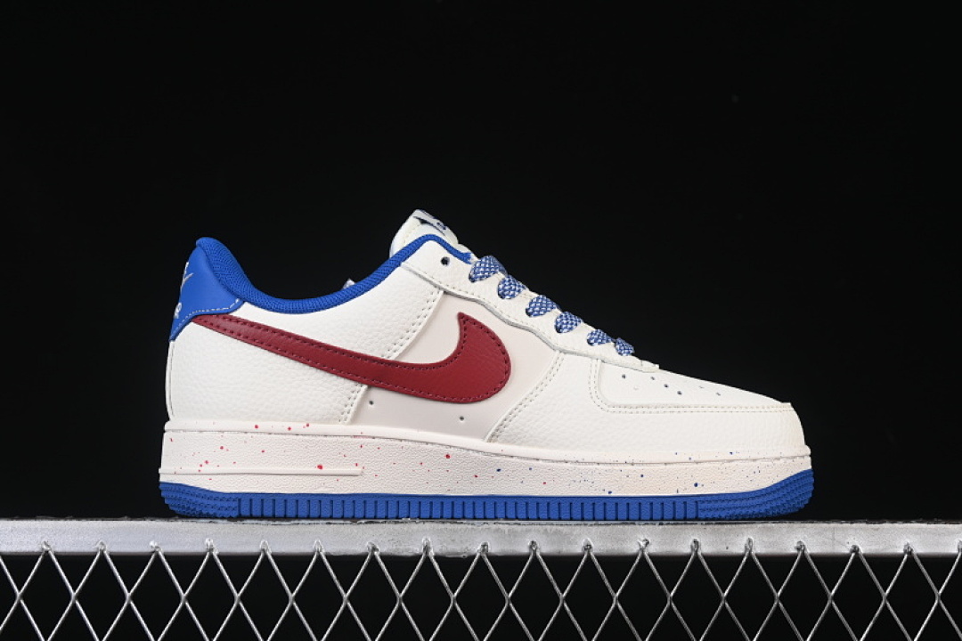 Nike [QW5606-266]-[AIR FORCE 1 07 LOW WHITE/BLUE/RED]-[WOMAN:36-39]-[MAN:40-45] - Image 16