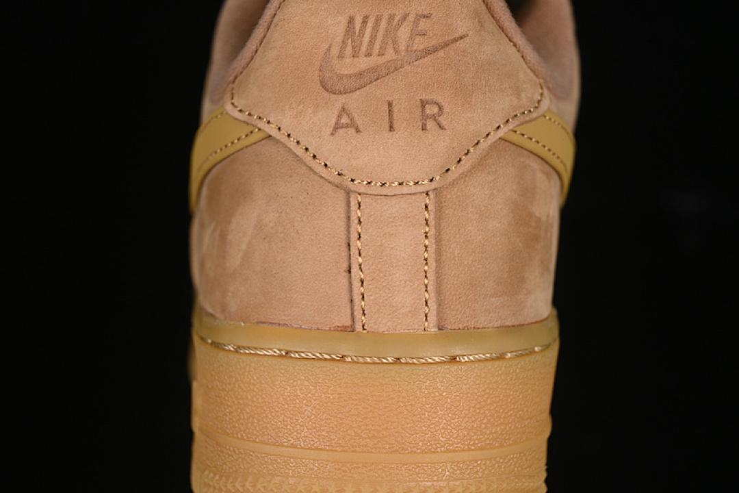 Nike [CJ9179-200]-[AIR FORCE 1 07 WB FLAX/GUM LIGHT BROWN/BLACK/WHEAT]-[WOMAN:35.5-39]-[MAN:40-45] - Image 7