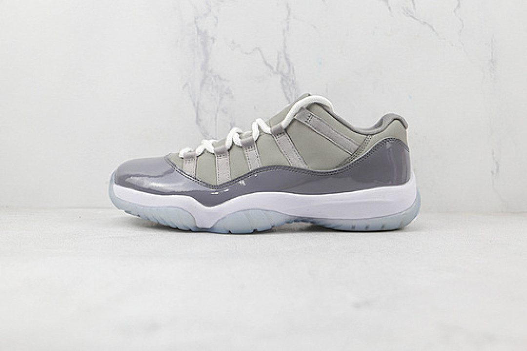 Jordan AIR Jordan 11 RETRO LOW BG MEDIUM GREY/WHITE-GUNSMOKE · 528896-003, photo 1