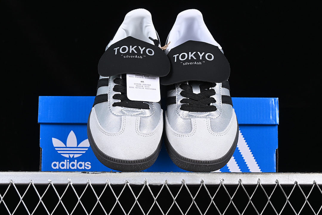 Adidas [IG1024]-[SAMBA VEGAN OG BLACK/SILVER]-[WOMAN:36-40] - Image 13