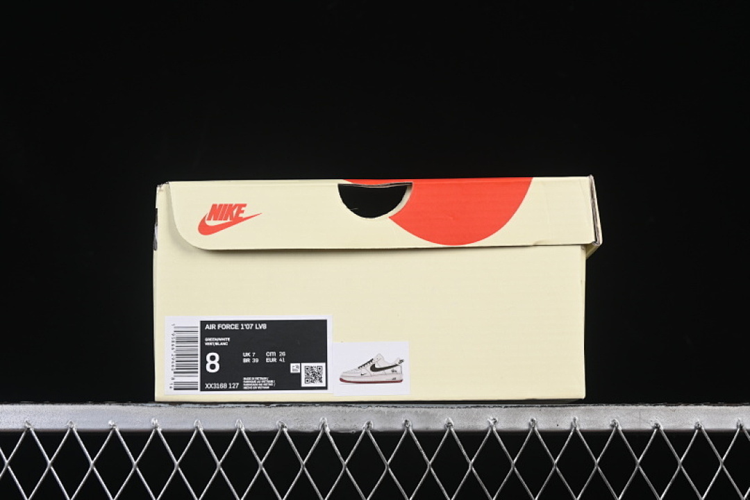 Nike [XX3168-127]-[AIR FORCE 1 07 LOW CASUAL SNEAKERS GREEN/WHITE/ORANGE]-[WOMAN:36-39]-[MAN:40-45] - Image 11