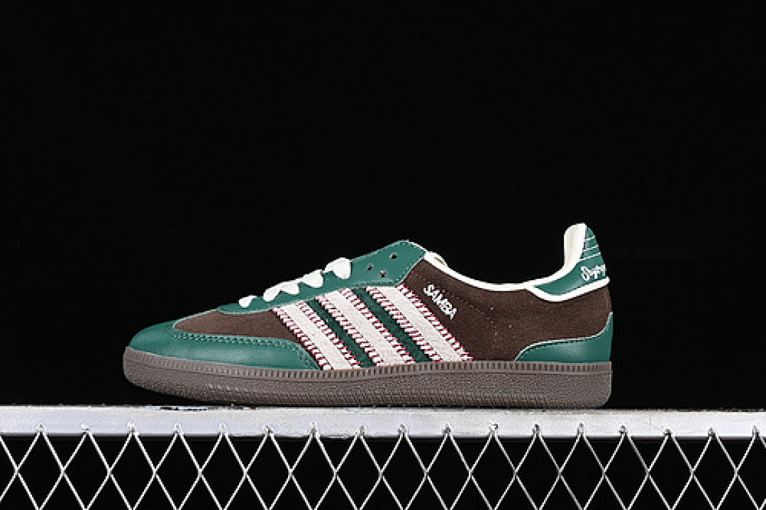 Adidas [IG6022]-[SAMBA OG WHITE/BROWN/GREEN]-[WOMAN:35.5-39]-[MAN:40-45], photo 1