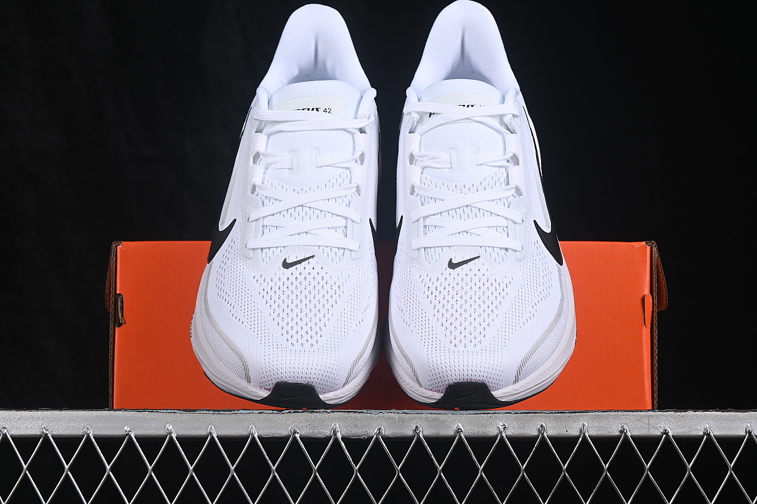 Nike [IB1873-101]-[AIR ZOOM PEGASUS 42 RUNNING SHOES WHITE/PURE WHITE]-[WOMAN:36-39]-[MAN:40-46] - Image 12