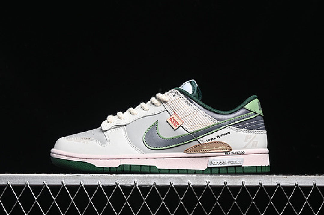Unbranded [DD1391-101]-[DUNK LOW SB RETRO VARSITY GREEN GREY/GREEN/BLACK]-[WOMAN:35.5-39]-[MAN:40-46], photo 1