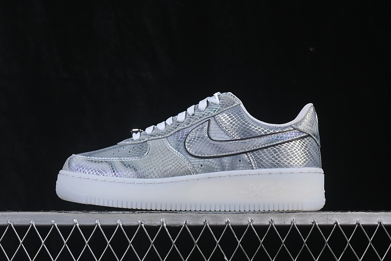 Nike Nike AIR FORCE 1 07 LOW CASUAL SNEAKERS SILVER/GREY · II3925-400, photo 1