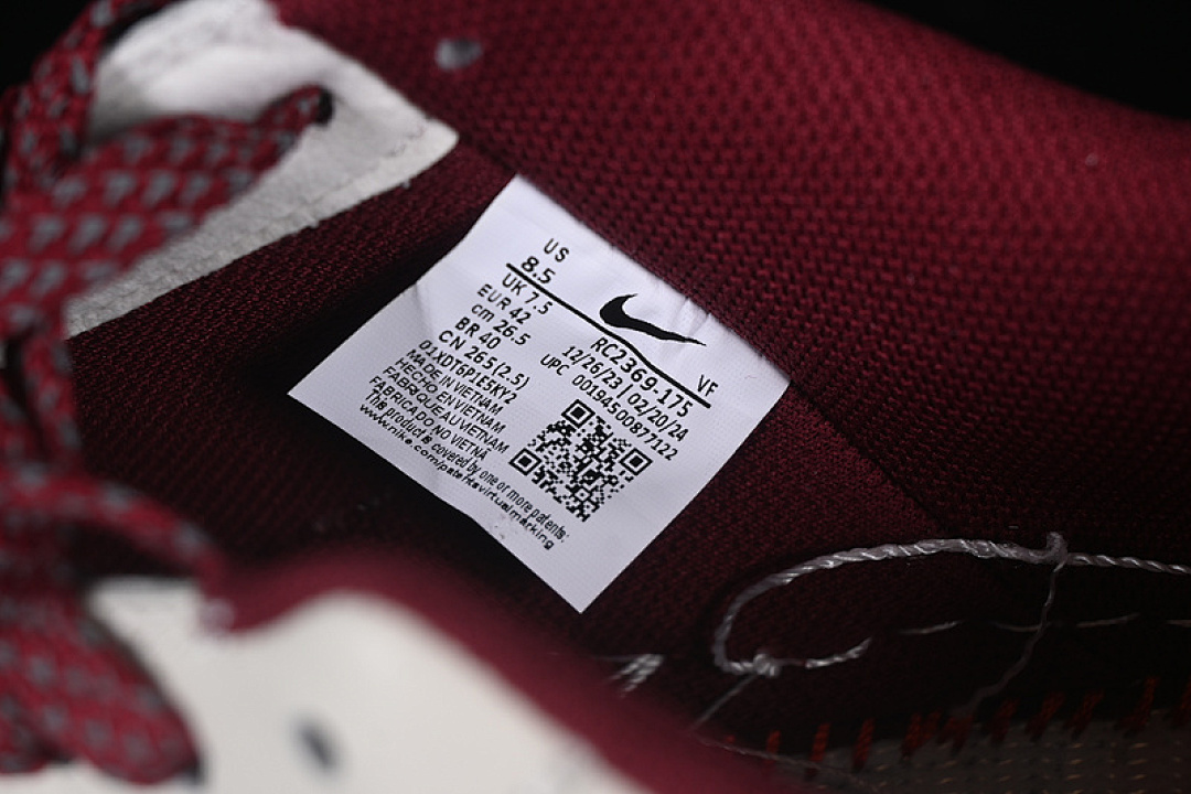 Nike [RC2369-175]-[REIGNING CHAMP AIR FORCE 1 07 LOW WHITE/RED]-[WOMAN:36-39]-[MAN:40-45] - Image 7