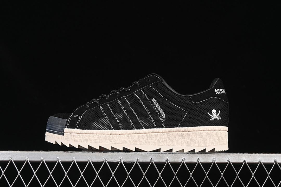 Neighborhood [IE8879]-[CLOT X NEIGHBORHOOD SUPERSTAR CORE BLACK/CORE BLACK/WONDER WHITE]-[UNISEX:35-45], photo 1