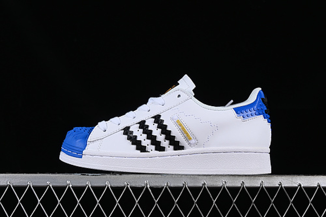 Unbranded [GW3954]-[SUPERSTAR WHITE/BLACK/BLUE]-[WOMAN:36-39]-[MAN:40-45], photo 1