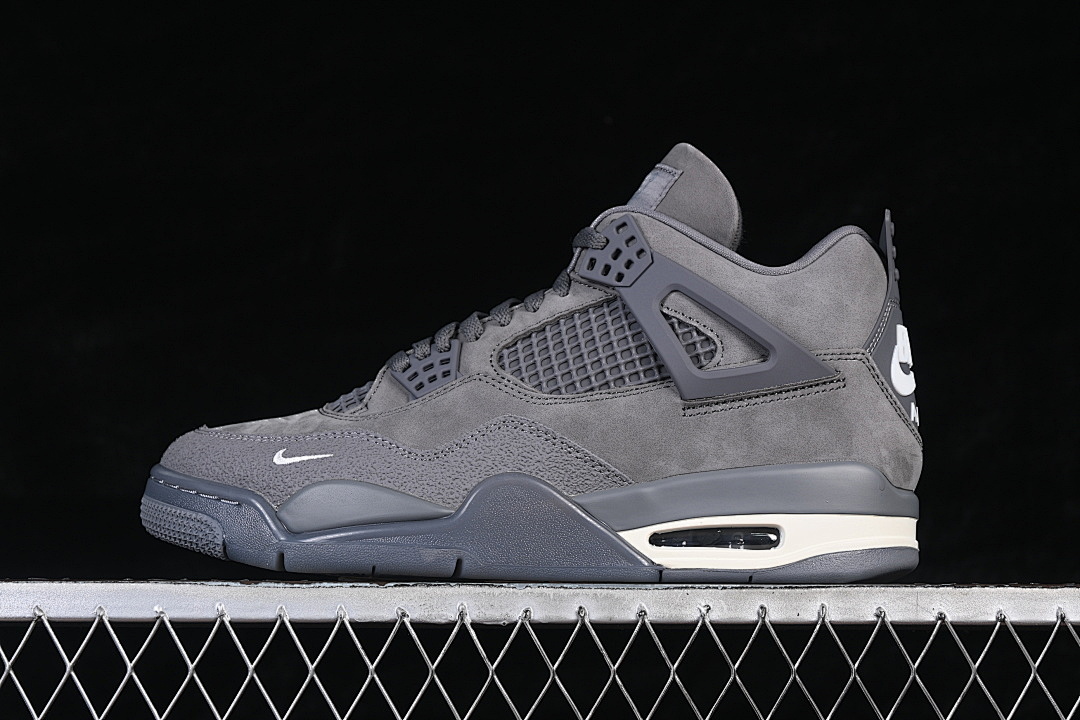 Jordan [HF4340-002]-[NIGEL SYLVESTER X AIR JORDAN 4 RETRO AJ4 DARK GRAY/WHITE]-[MAN:40-48.5], photo 1
