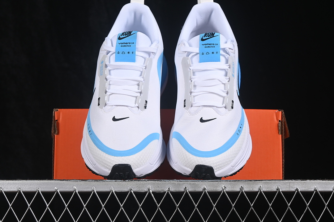 Nike [HQE98-005]-[AIR ZOOM VOMERO 18 CASUAL RUNNING SHOES SKY BLUE/WHITE]-[WOMAN:36-39]-[MAN:40-46] - Image 12
