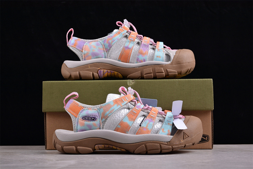Keen [KEEN UNEEK FLAT-M BROWN/GREY/PINK/ORANGE]-[WOMAN:35-40] - Image 2