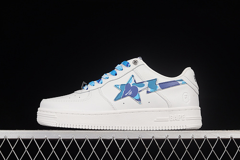 Bape Bape STA LOW WHITE/BLUE/WHITE · 1H20191045, photo 1