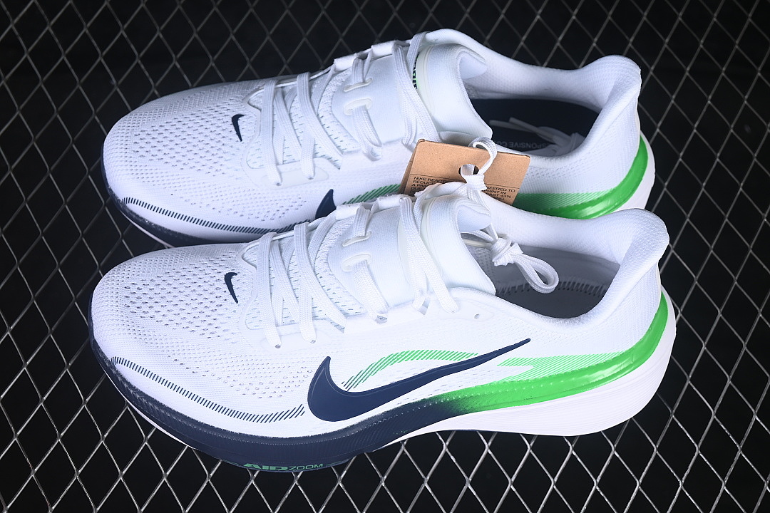 Nike [IB1873-107]-[AIR ZOOM PEGASUS 42 BREATHABLE SHOES NAVY BLUE/GREEN]-[WOMAN:36-39]-[MAN:40-46] - Image 10