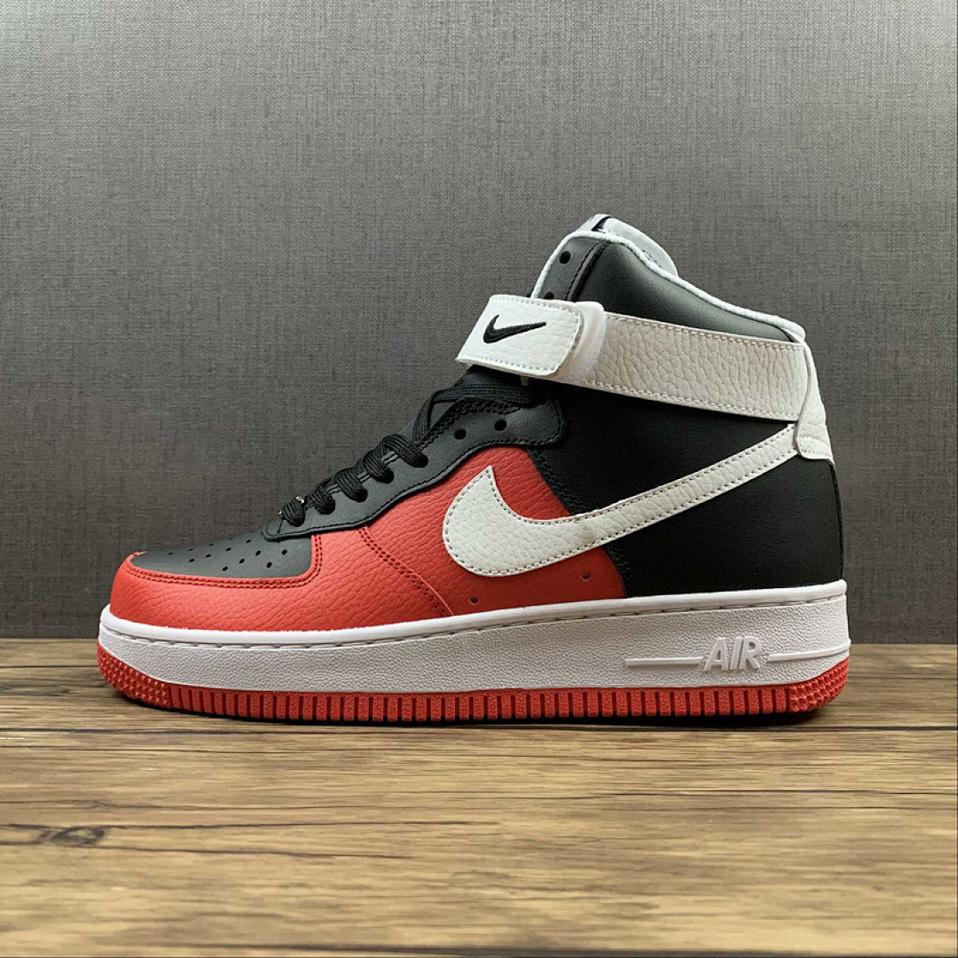 Nike [DC8870-001]-[NBA X AIR FORCE 1 HIGH 07 LV8 75TH ANNIVERSARY TRAIL BLAZERS BLACK/CHILE (RED]), photo 1