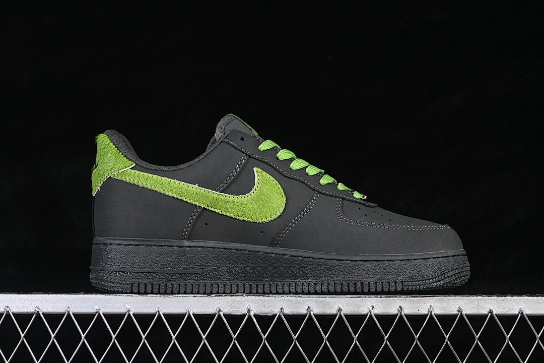 Nike [XY9025-001]-[AIR FORCE 1 07 LOW BLACK/GREEN/BLACK]-[WOMAN:36-39]-[MAN:40-45] - Image 16