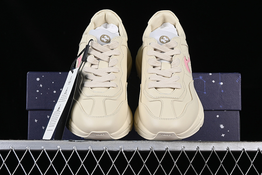 On Running [UPG709564]-[GU*CCI RHYTON VINTAGE TRAINER SNEAKER PINK/GREY]-[WOMAN:35-39] - Image 15