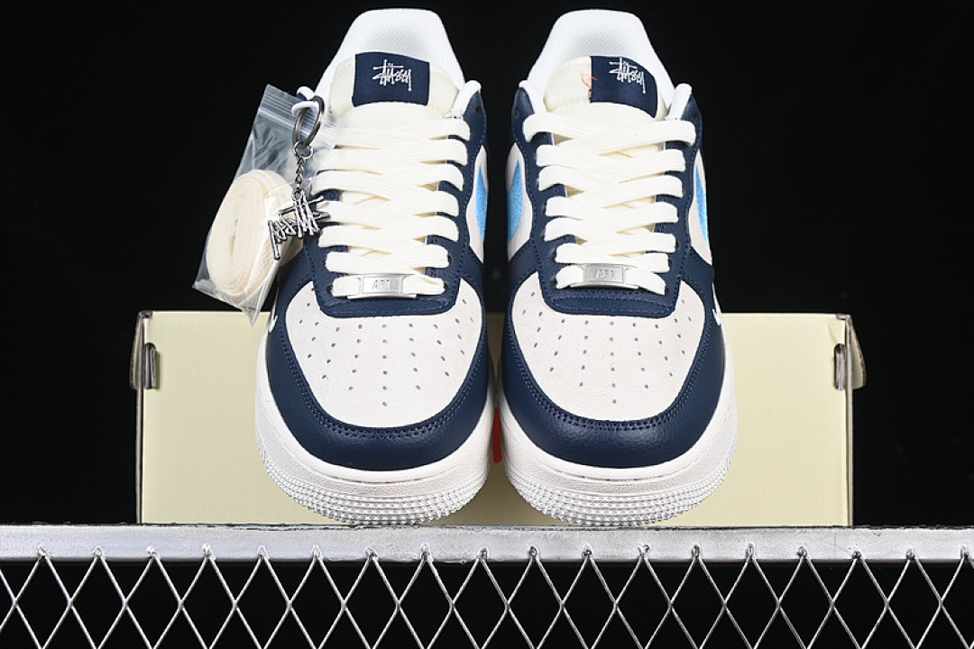 Nike [DM6688-021]-[AIR FORCE 1 07 LOW WHITE/BLUE]-[WOMAN:36-39]-[MAN:40-45] - Image 13
