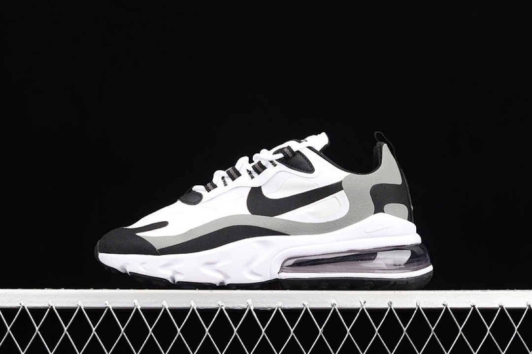 Nike AIR MAX 270 REACT OREO WHITE/BLACK/GREY · CT1264-101, photo 1