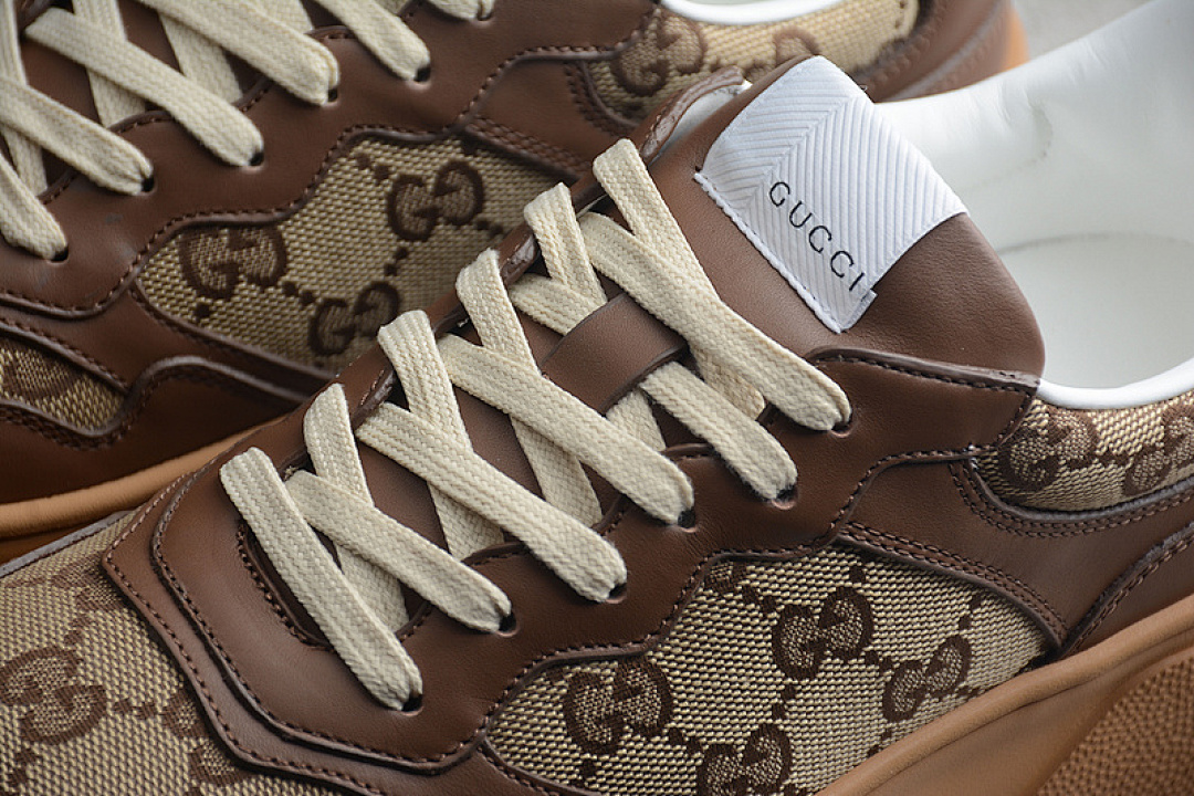 Chanel [676092 UPG20 2866]-[GU*CCI CHUNKY B SNEAKERS BROWN/KHAKI/WHITE]-[WOMAN:35-40]-[MAN:39-45] - Image 7