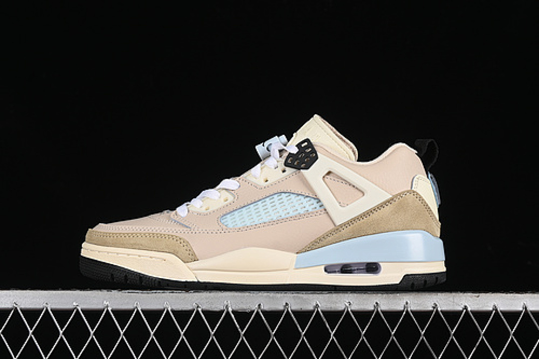 Jordan [HQ3439-101]-[AIR JORDAN SPIZIKE LOW BLUE/BROWN/KHAKI]-[WOMAN:36-39]-[MAN:40-47.5], photo 1
