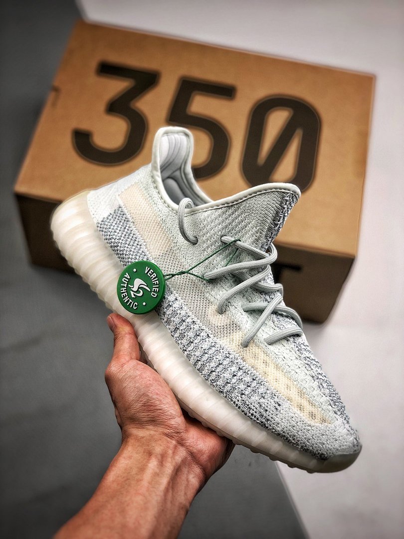 Adidas [FW5317]-[H12 YEEZY BOOST 350 V2 WHITE/CLOUD WHITE REFLECTIVE]-[UNISEX:36-46], photo 1