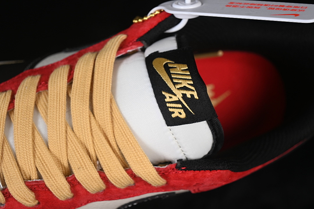 Nike [XD0028-004]-[AIR FORCE 1 07 LOW CASUAL SNEAKERS WHITE/RED/BLACK]-[WOMAN:36-39]-[MAN:40-45] - Image 9