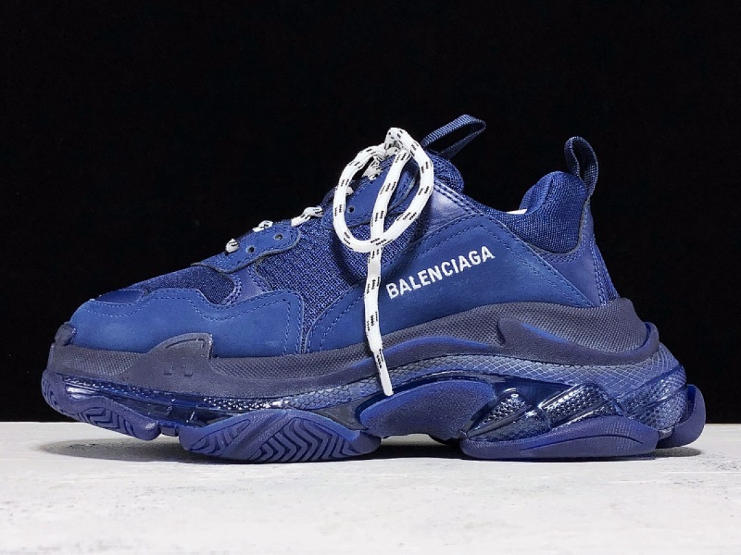 On Running On Running PLUS TRIPLE-S CLEAR SOLE TRAINERS NAVY BLUE · 541624, photo 1
