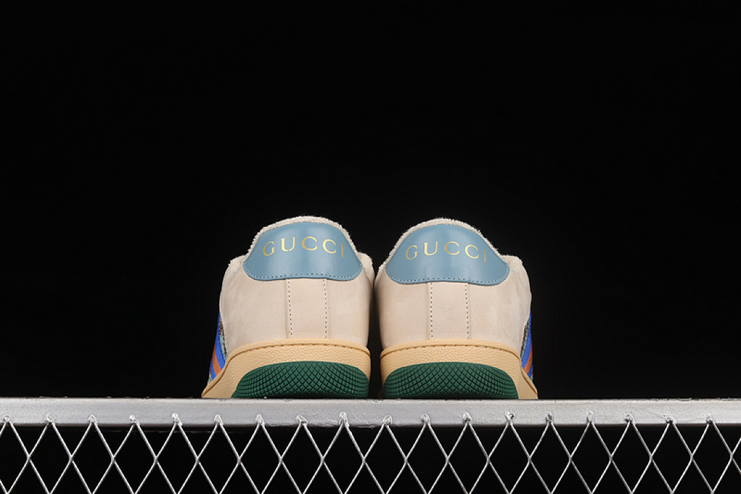 Gucci [GU*CCI DISTRESSED SCREENER SNEAKERS BLUE/RED/BEIGE]-[WOMAN:35-40] - Image 15