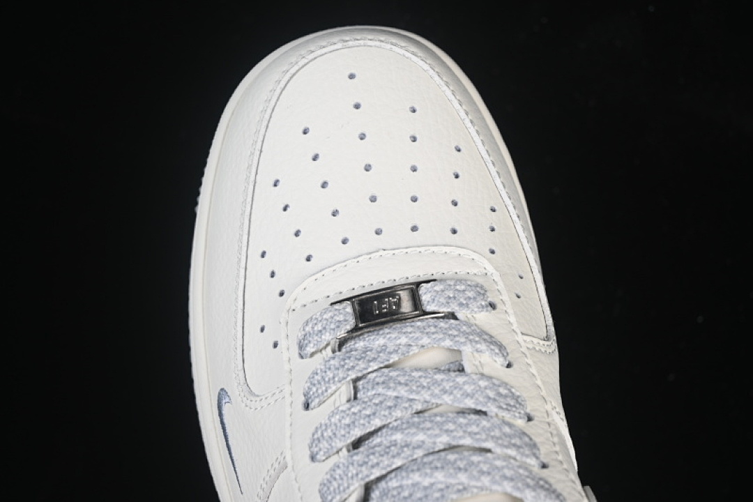 Nike [CS5288-040]-[AIR FORCE 1 07 LOW CASUAL SNEAKERS LIGHT GRAY/WHITE]-[WOMAN:36-39]-[MAN:40-45] - Image 9