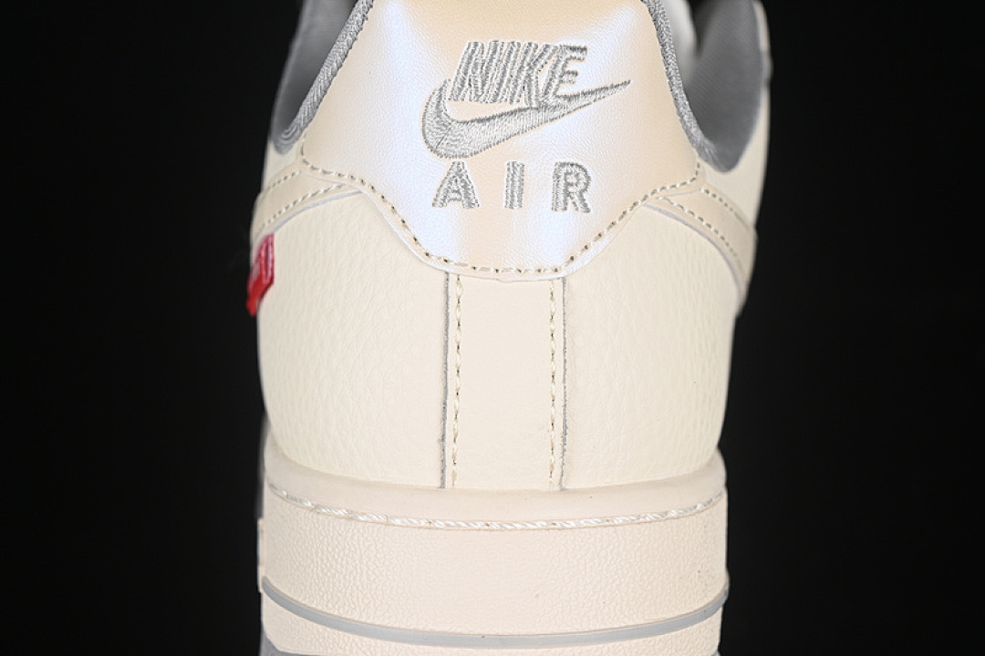 Nike [XX3168-195]-[AIR FORCE 1 07 LOW SUPREME GREY/RED]-[WOMAN:36-39]-[MAN:40-45] - Image 7