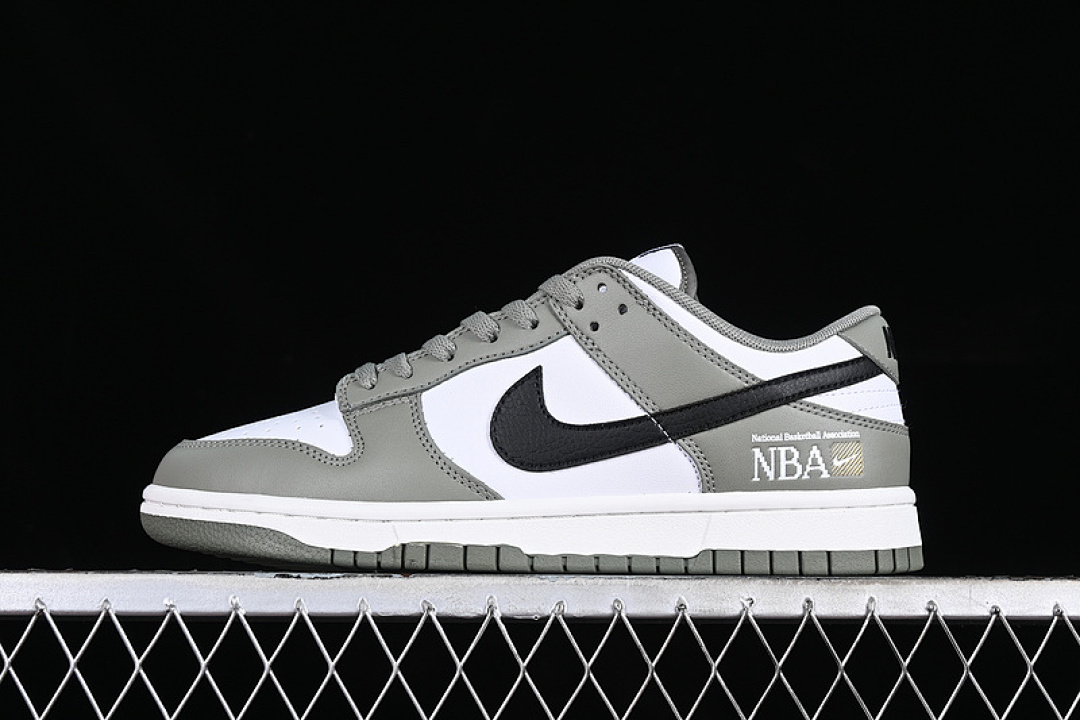 Unbranded [FZ4624-001]-[NBA X DUNK LOW PARIS GAME 2024 WHITE/BLACK/GREY]-[WOMAN:36-39]-[MAN:40-47.5], photo 1