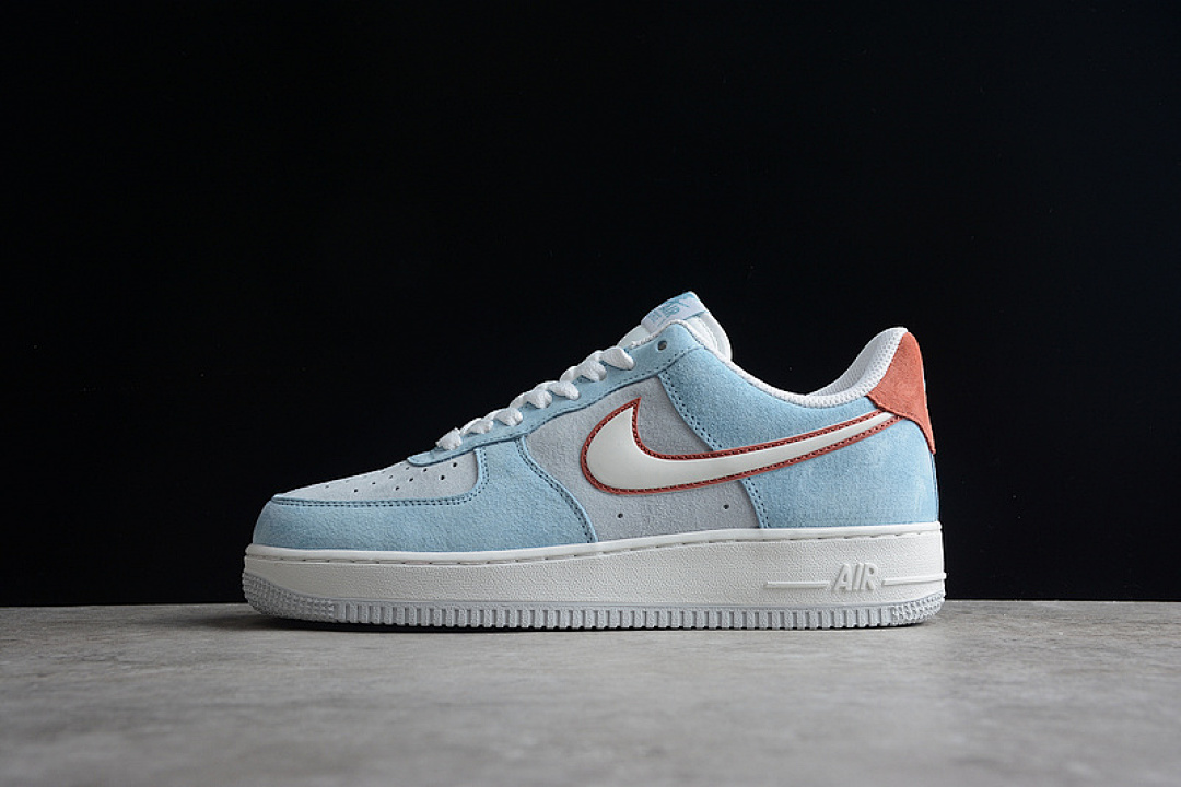 Nike [LZ6699-521]-[AIR FORCE 1 LOW 07 LIGHT BLUE/GREY/BROWN]-[WOMAN:36-39]-[MAN:40-45], photo 1