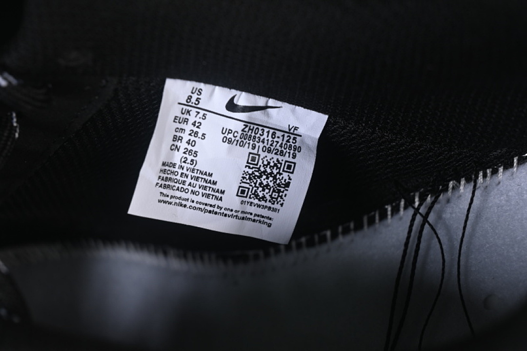 Nike [ZH0316-125]-[AIR FORCE 1 07 LOW SILVER/BLACK]-[WOMAN:36-39]-[MAN:40-45] - Image 5