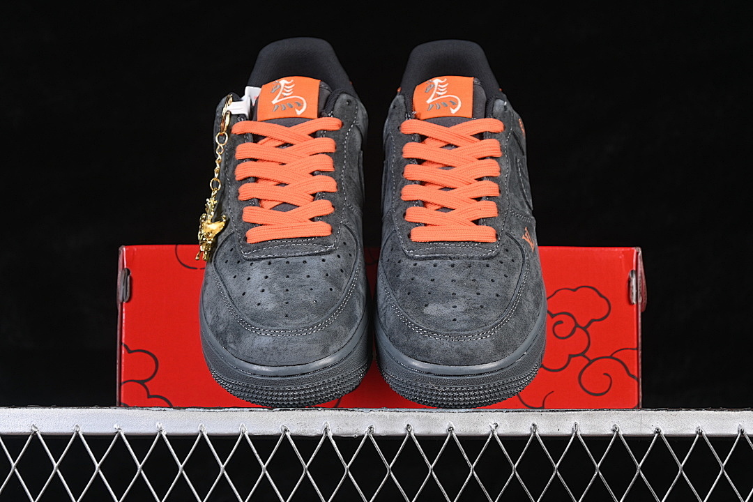 Nike [FV3694-105]-[AIR FORCE 1 07 LOW GREY/ORANGE/GREY]-[WOMAN:36-39]-[MAN:40-45] - Image 13