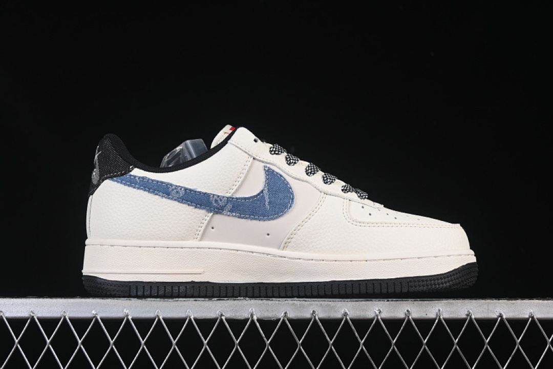 Nike [QW5606-261]-[AIR FORCE 1 07 LOW BLACK/BLUE/WHITE]-[WOMAN:36-39]-[MAN:40-45] - Image 16