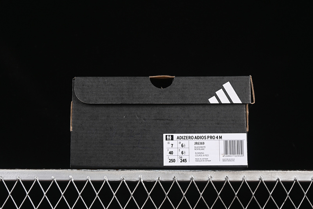 Adidas [JR6369]-[ADIZERO ADIOS 4 M BLACK/WHITE]-[WOMAN:36-39]-[MAN:40-46] - Image 12