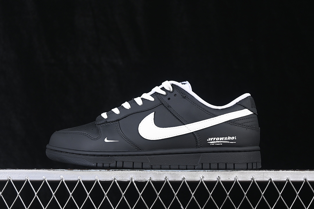 Nike DUNK LOW JUST DO IT CASUAL SNEAKERS BLACK/INKINESS · WC1220-001, photo 1