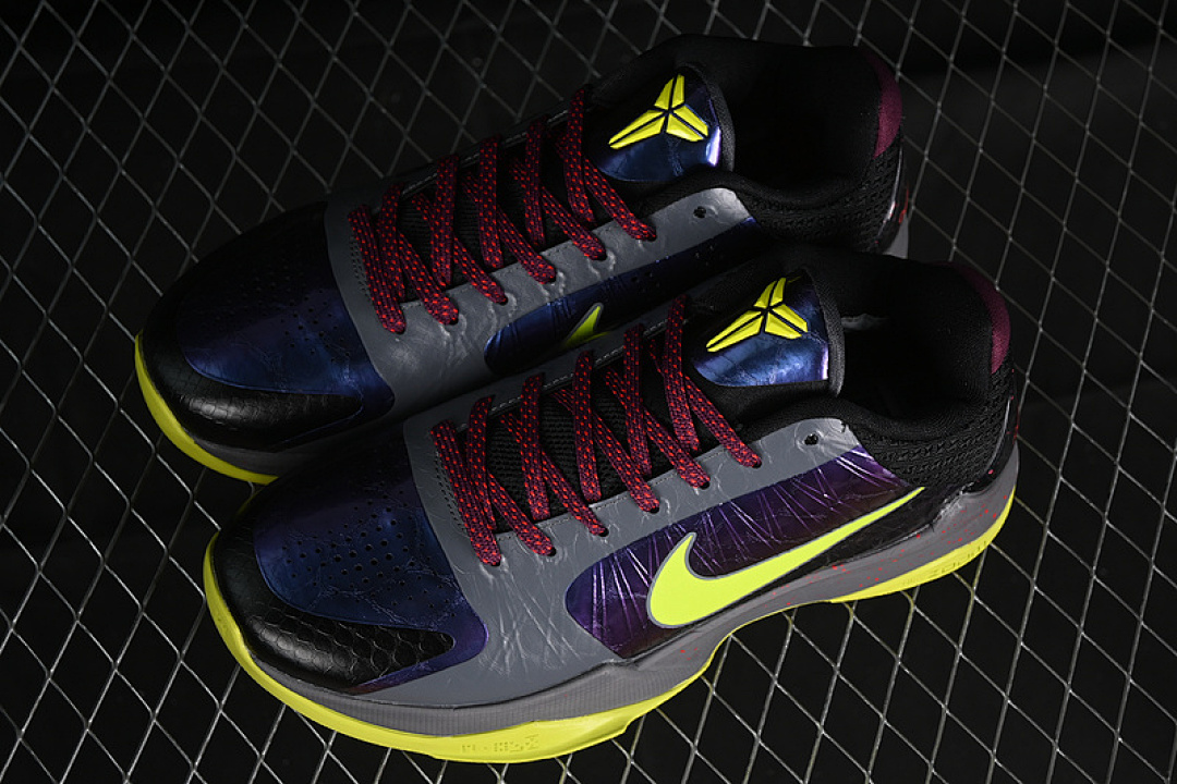Nike [CD4991–001]-[NBA 2K20 X KOBE 5 PROTRO CHAOS ALTERNATE GAMER EXCLUSIVE BLACK/GREEN/RED/GREY] - Image 12